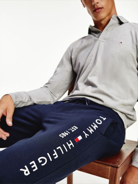 Joggers 1985 Essential Azul Tommy Hilfiger-2