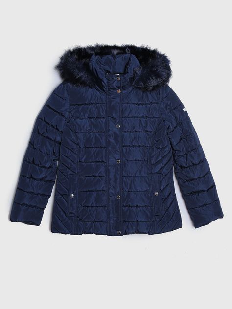 Parka Essential Hoodie Azul Tommy Hilfiger-0