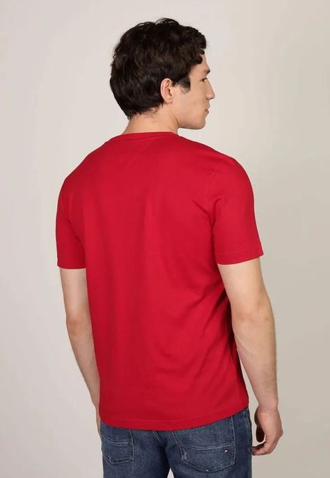 Polera Big Logo Regular Fit Rojo Tommy Hilfiger-2