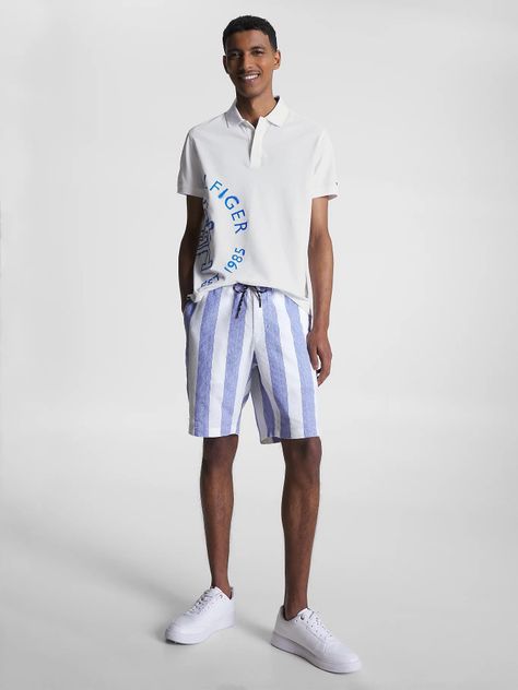 Polo Regular Fit Ink Con Logo  Blanco Tommy Hilfiger-1