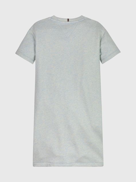Vestido De Niña Logo Monogram Azul Tommy Hilfiger-1