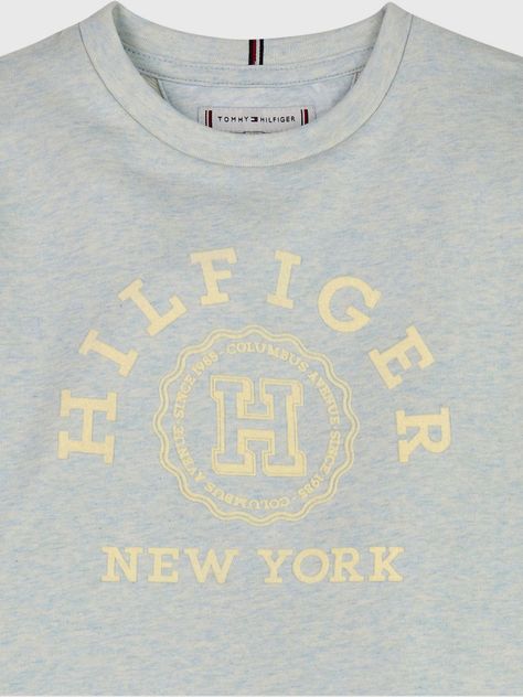 Vestido De Niña Logo Monogram Azul Tommy Hilfiger-2