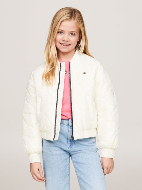 Chaqueta Bomb Oversize Acolchada Blanco Tommy Hilfiger-0