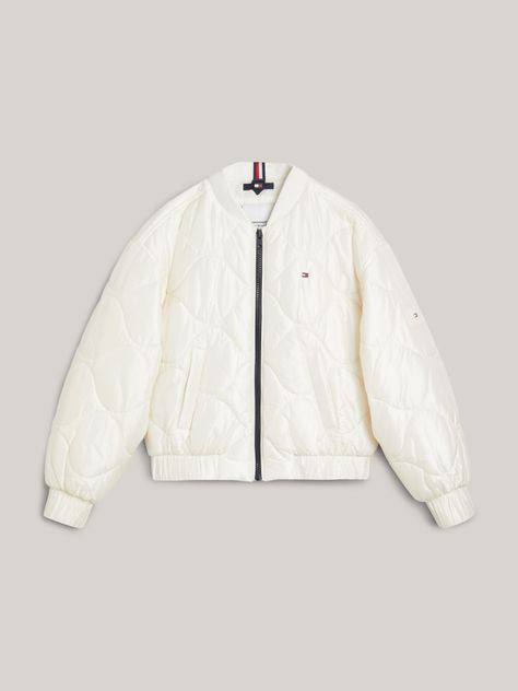 Chaqueta Bomb Oversize Acolchada Blanco Tommy Hilfiger-4