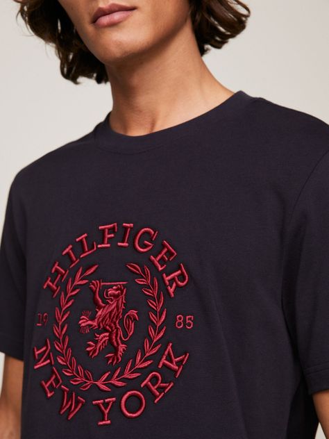 POLERA BIG I CREST LOGO AZUL TOMMY HILFIGER-3