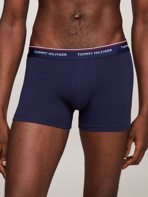 Tripack Stretch Trunk Rojo Tommy Hilfiger E2-4