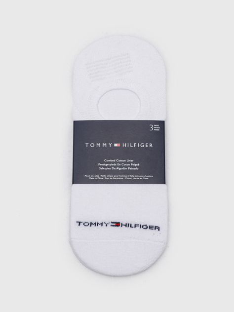 Pack De 3 Pares De Calcetines Sport Sneaker Liner Blanco Tommy Hilfiger-1