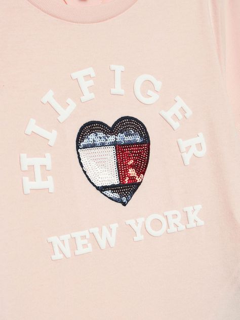 Polera Niña Con Logo Nyc Rosado Tommy Hilfiger-2