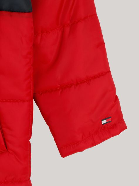 Tommy Pieced Puffer Rojo Tommy Hilfiger-2