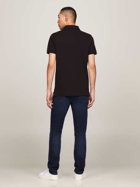 Polo Essential Hombre Negro Tommy Hilfiger-2