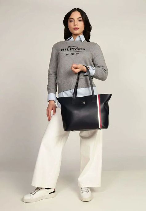 Tote Im Latam Corporate Azul Tommy Hilfiger-1