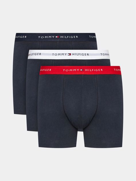Pack De 3 Bóxers Essential Solid Azul Tommy Hilfiger-0