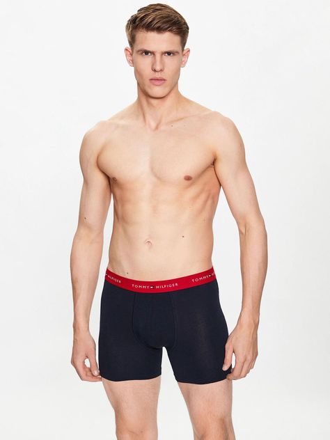 Pack De 3 Bóxers Essential Solid Azul Tommy Hilfiger-1