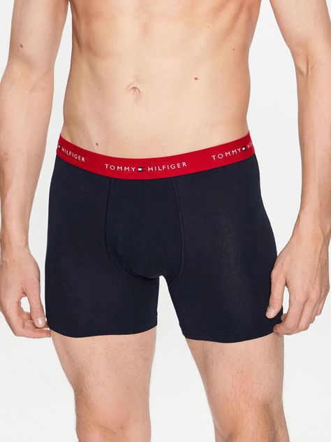 Pack De 3 Bóxers Essential Solid Azul Tommy Hilfiger-2