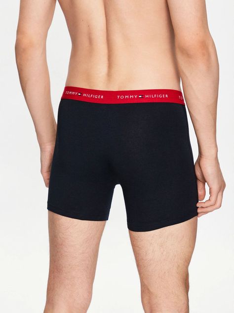 Pack De 3 Bóxers Essential Solid Azul Tommy Hilfiger-3