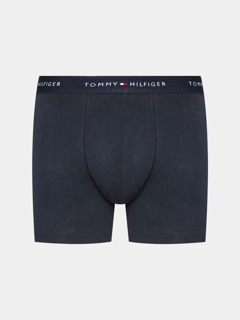 Pack De 3 Bóxers Essential Solid Azul Tommy Hilfiger-4