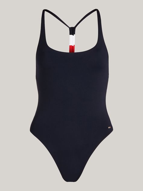 Traje De Baño Elevated Stripe Azul Tommy Hilfiger-4