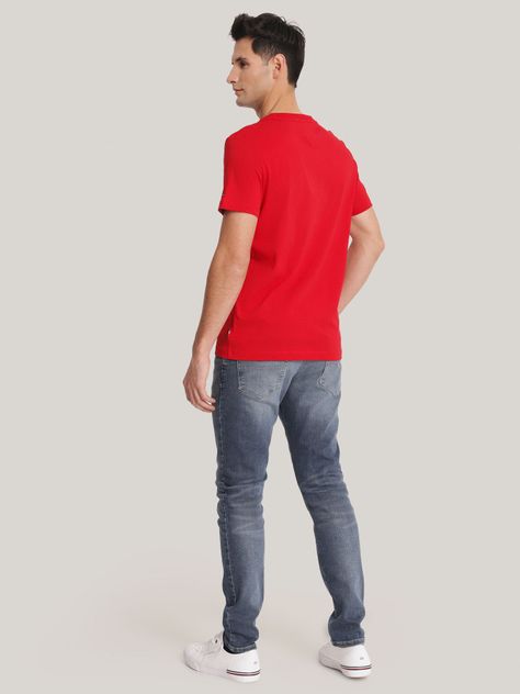Polera Con Logo Redondo Rojo Tommy Hilfiger-2