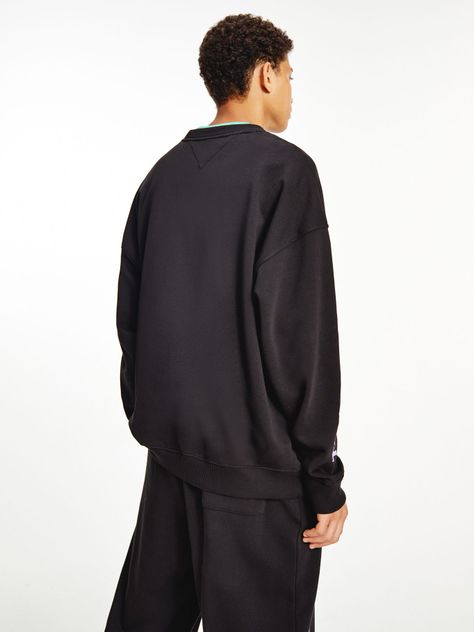 Polerón Logos Unity Negro Tommy Jeans MY2-1