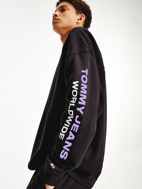 Polerón Logos Unity Negro Tommy Jeans MY2-3