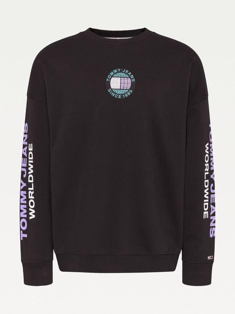 Polerón Logos Unity Negro Tommy Jeans MY2-4