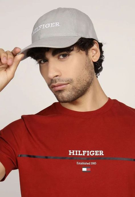 Jockey De Seis Paneles Y Logo Gris Tommy Hilfiger-1