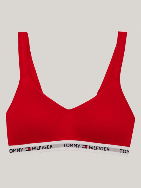 Bralette Classic Core Con Logo Rojo Tommy Hilfiger-4