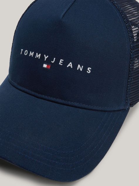 Jockey Trucker Con Malla Y Logo Azul Tommy Jeans-3