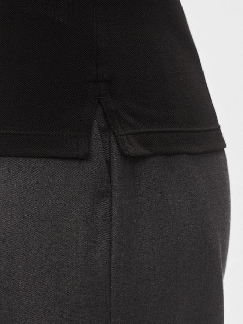 Polo Slim Fit Con Tejido Pique Negro Tommy Hilfiger-4