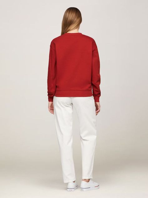 Polerón Modern de Logo XNN Rojo Tommy Hilfiger-2