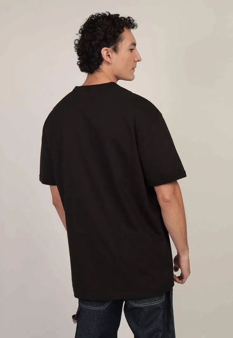Polera Corte Regular Con Bolsillo Negro Tommy Hilfiger-2