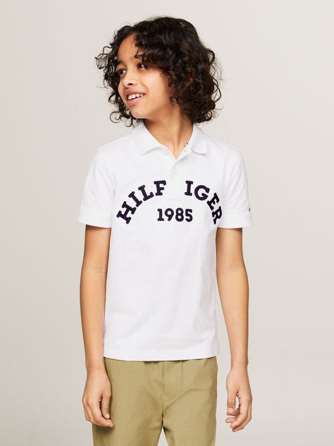 Polo Con Logo Monotipo YBR Blanco Tommy Hilfiger-0