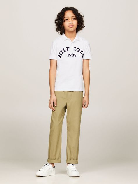 Polo Con Logo Monotipo YBR Blanco Tommy Hilfiger-1