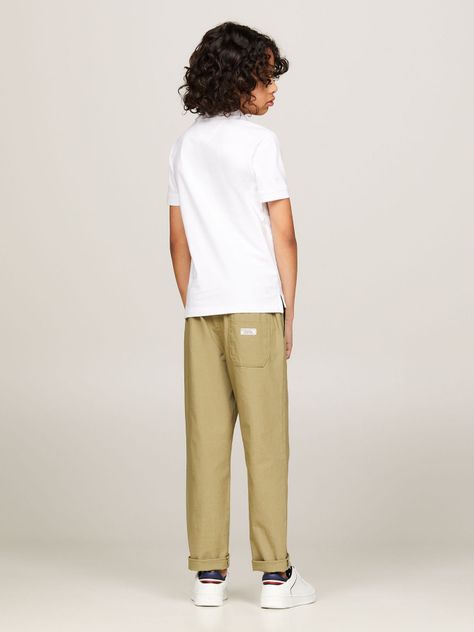 Polo Con Logo Monotipo YBR Blanco Tommy Hilfiger-2