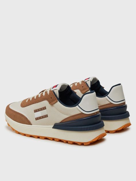 Zapatillas De Running Técnicas Café Tommy Hilfiger-1
