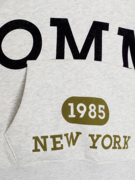 Polerón Hoodie Multi Logos Gris Tommy Hilfiger-2
