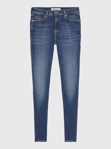 Jeans Nora Skinny Fit Talle Medio Azul Tommy Hilfiger-4
