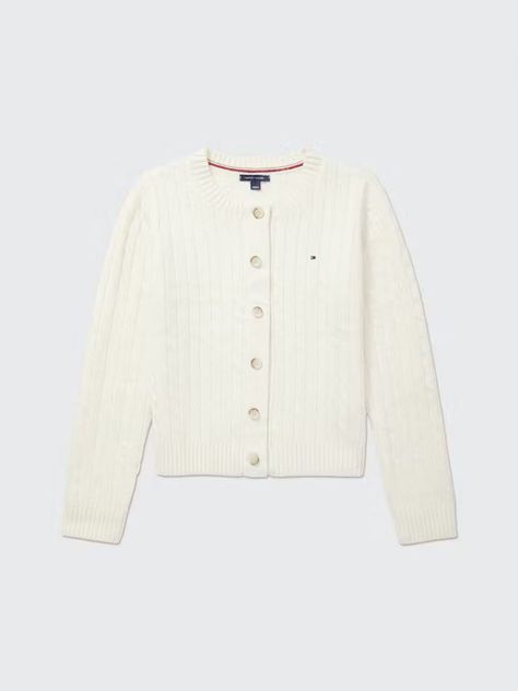 Cárdigan Adaptive Con Botones Blanco Tommy Hilfiger-0