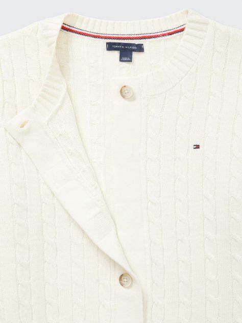 Cárdigan Adaptive Con Botones Blanco Tommy Hilfiger-2