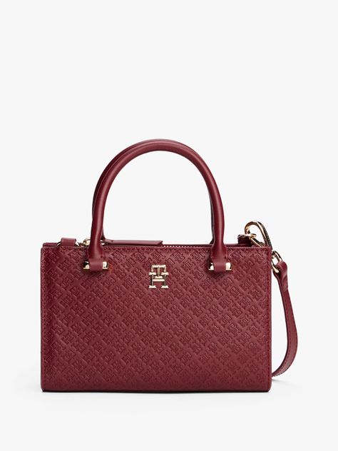 Tote Eternity Monogram Burdeo Tommy Hilfiger-0