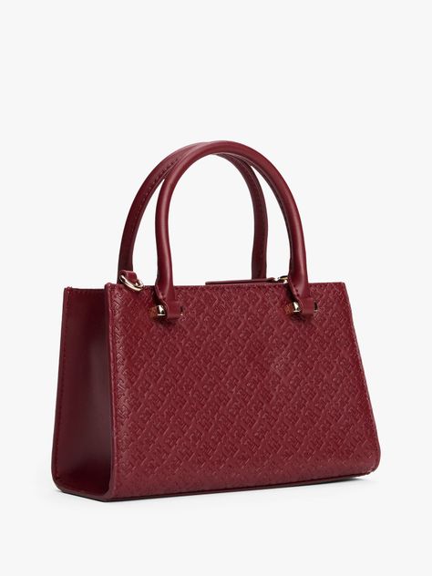 Tote Eternity Monogram Burdeo Tommy Hilfiger-1