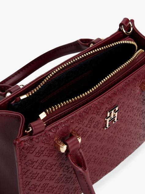 Tote Eternity Monogram Burdeo Tommy Hilfiger-2