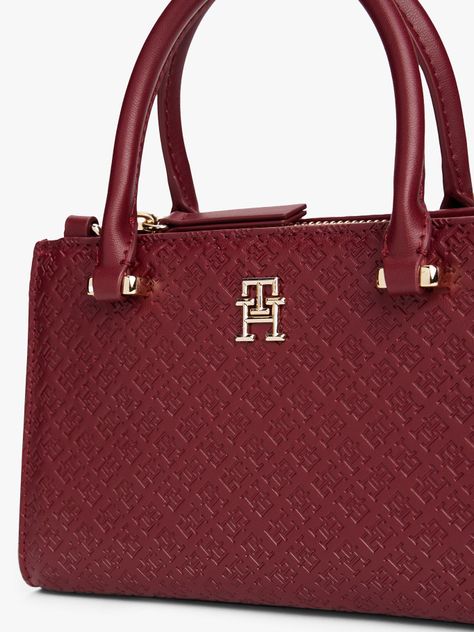 Tote Eternity Monogram Burdeo Tommy Hilfiger-3