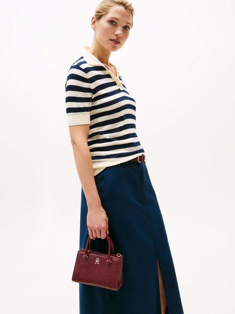 Tote Eternity Monogram Burdeo Tommy Hilfiger-4