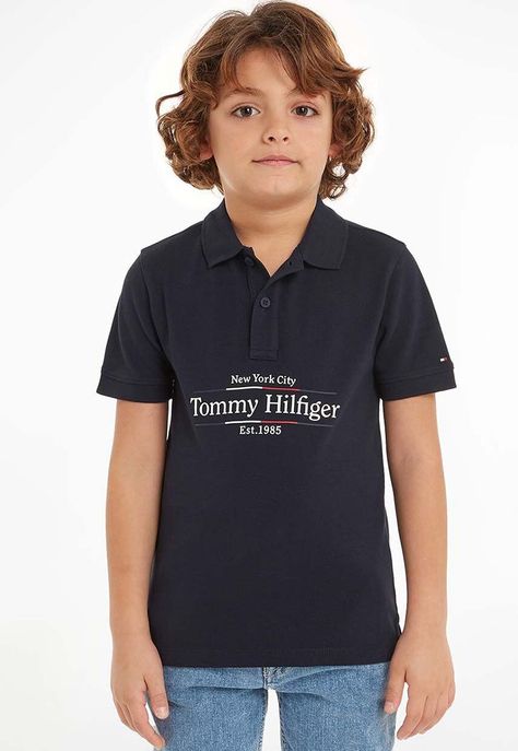 Polo Icon De Corte Regular Azul Tommy Hilfiger-0