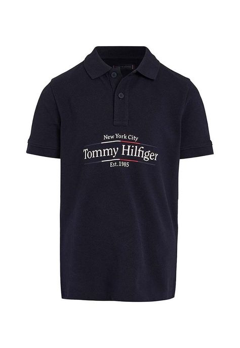 Polo Icon De Corte Regular Azul Tommy Hilfiger-4