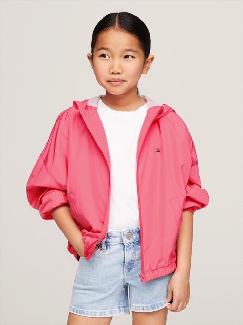Cortavientos Hoodie Essential Rosado Tommy Hilfiger-0