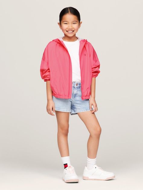 Cortavientos Hoodie Essential Rosado Tommy Hilfiger-1
