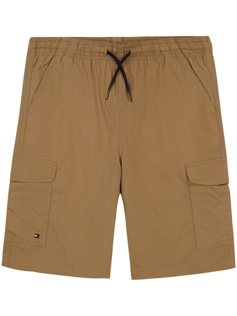 Shorts Cargo Con Logo Beige Tommy Hilfiger-0