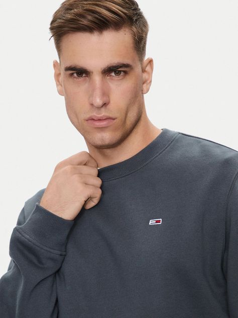 Polerón Cuello Redondo Regular Fit Negro Tommy Jeans-3